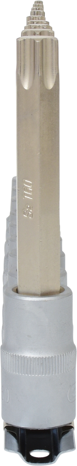 KS Tools 1/2" Bit-Stecknuss-Satz Torx, lang, 9-tlg, T20-T60
