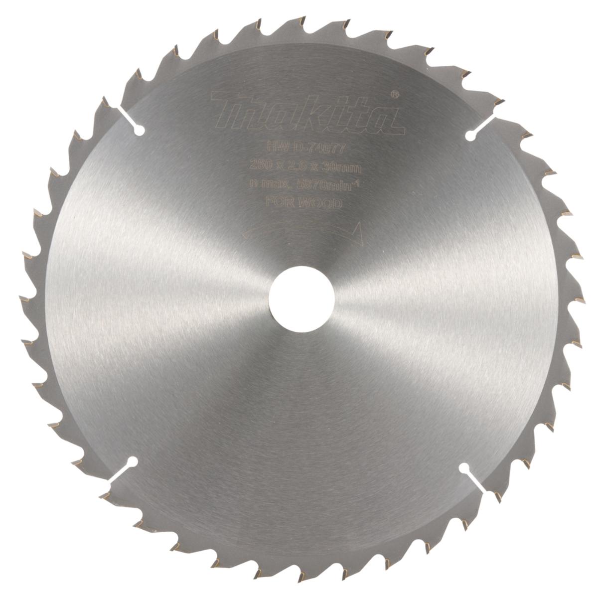 Makita Sägeblatt 260x1,8x30mm, 40 Zähne - D-74077
