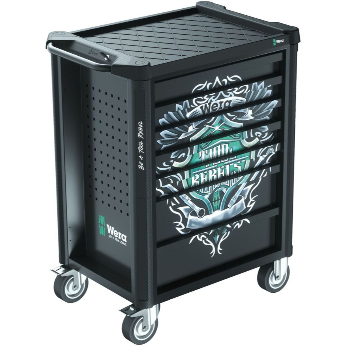 Wera 9700 Tool Rebel Werkstattwagen 1, 78-teilig
