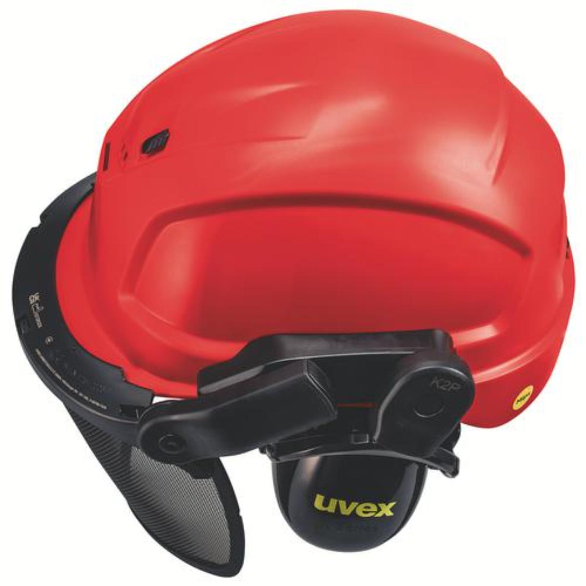 uvex pheos forestry Mips Schutzhelm rot