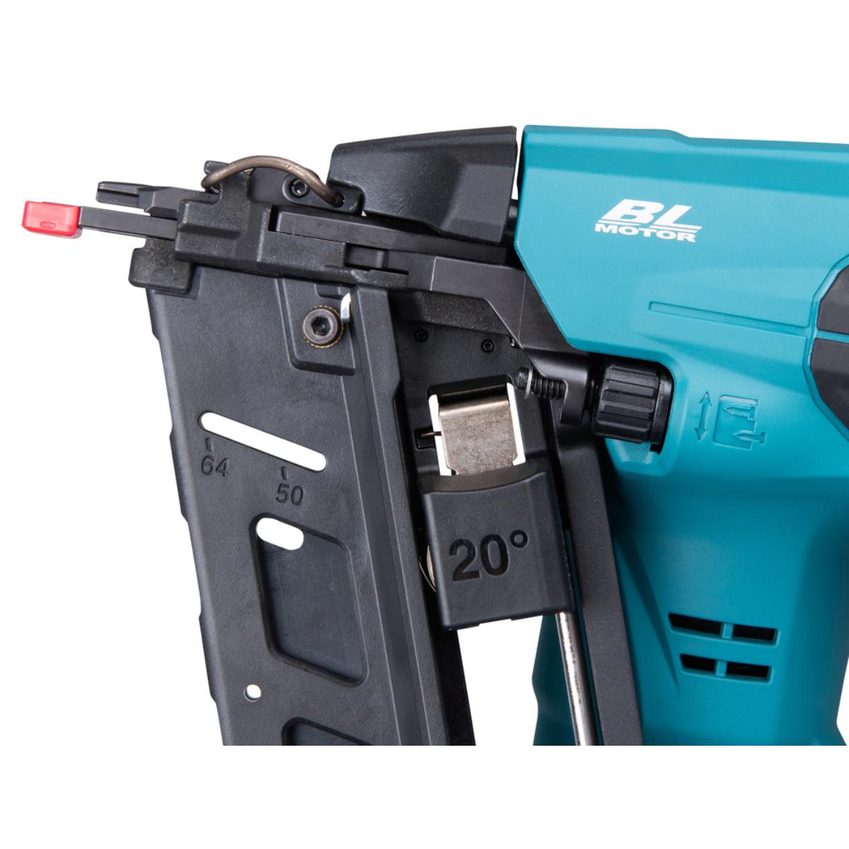 Makita Akku-Stauchkopfnagler 16ga 20° gewinkelt, 32-64 mm