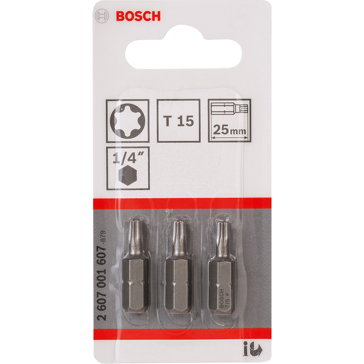 Bosch Schrauberbit Extra-Hart, Torx T15