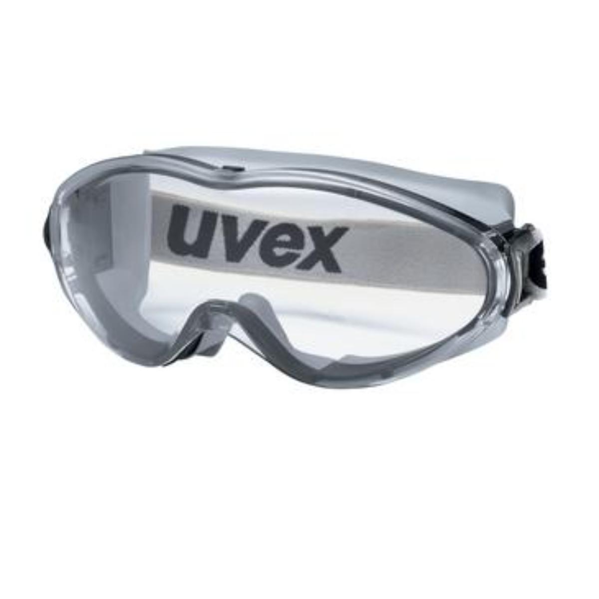 uvex Vollsichtbrille ultrasonic schwarz, grau in Retailverpackung