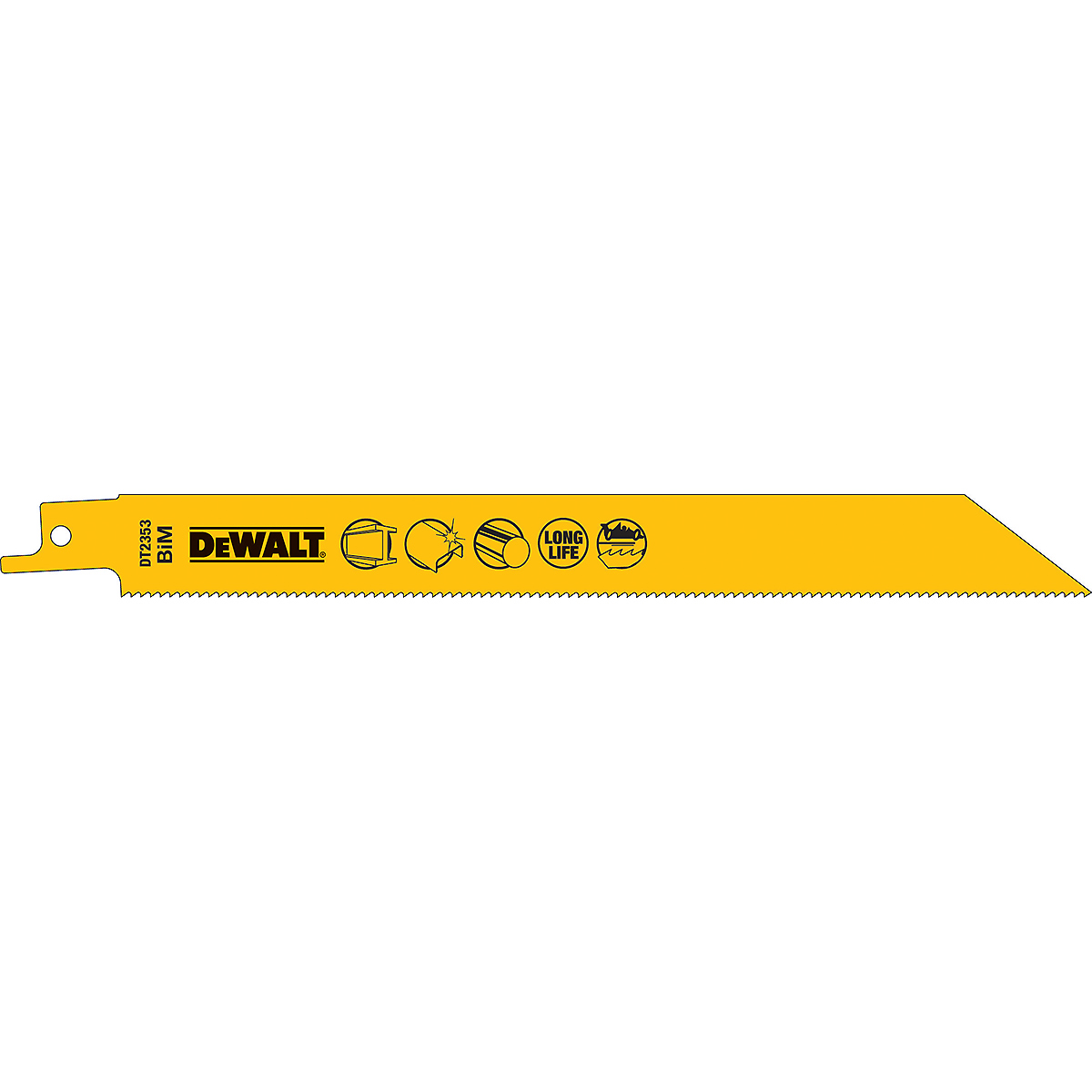 DEWALT Bi-Metall Säbelsägeblatt für Metall 5 Stück