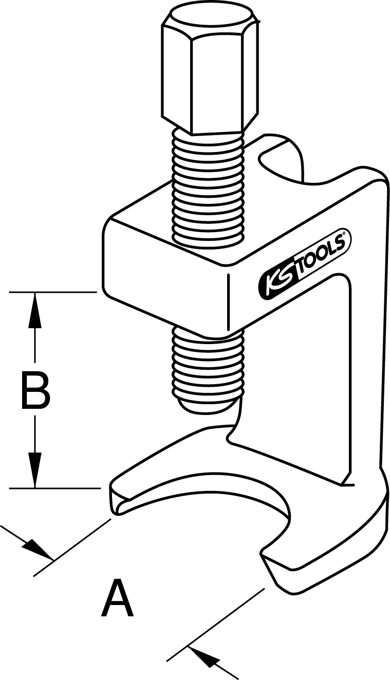 KS Tools Universal-Gelenkbolzen-Ausdrücker