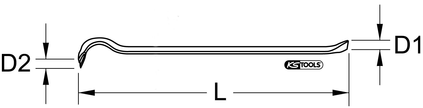 KS Tools Nageleisen