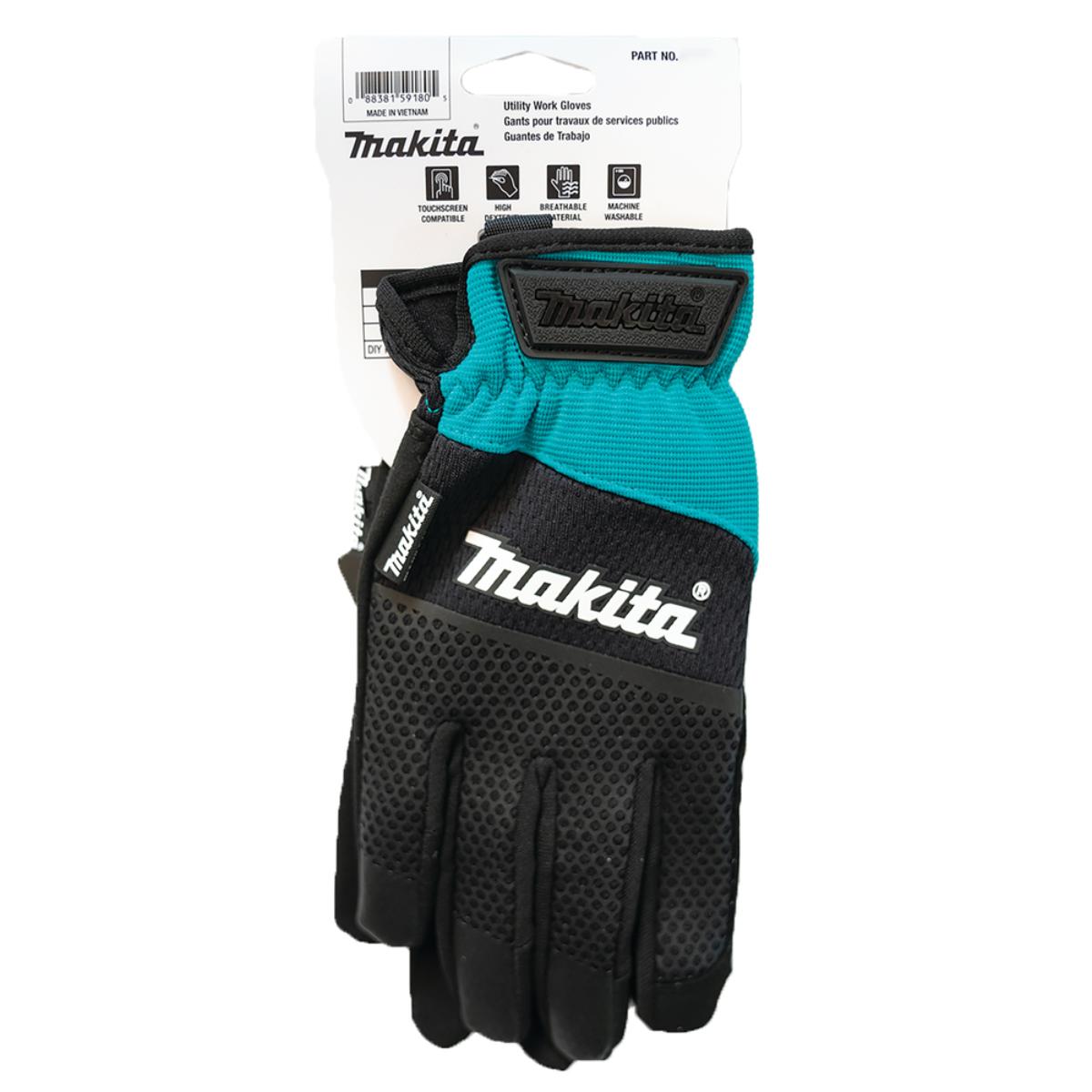 Makita Arbeitshandschuhe - Flexibel - Touchscreenfähig - Atmungsaktiv