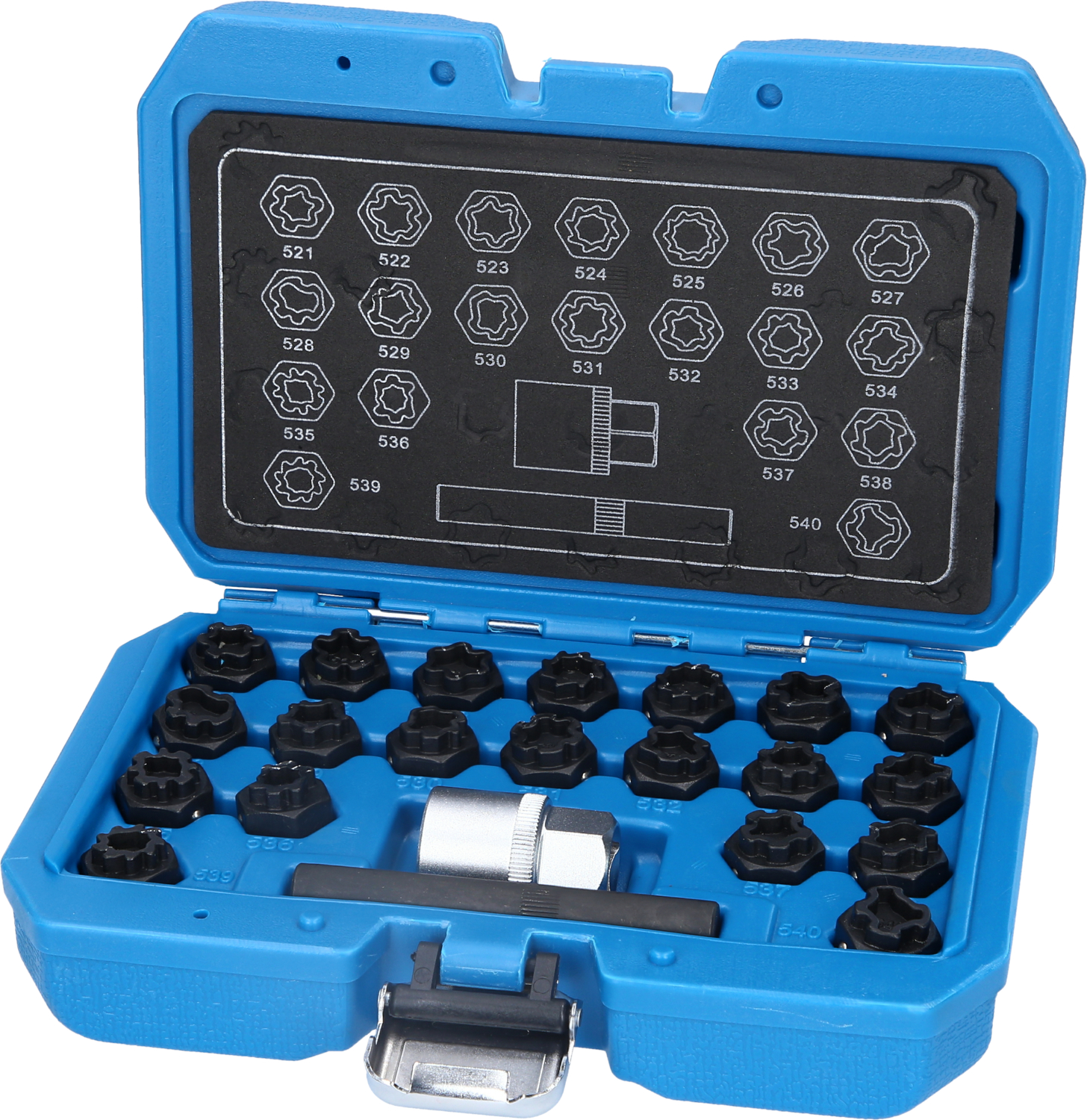 Brilliant Tools Felgenschloss-Sortiment für VW, 22-tlg - BT691390