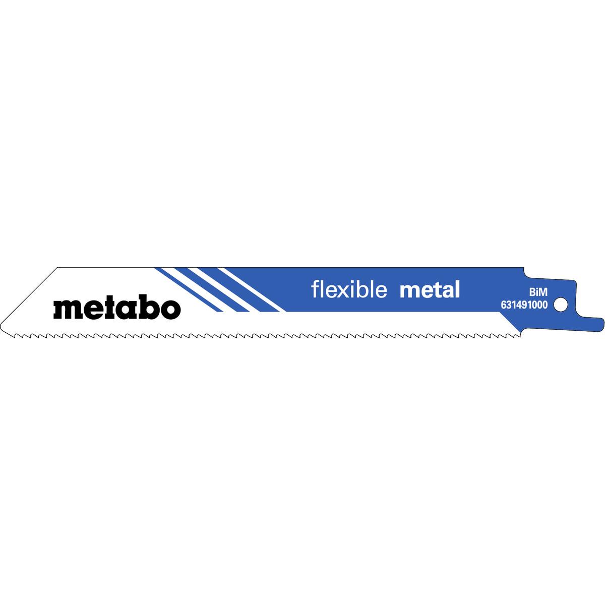 Metabo Säbelsägeblätter flexible metal 150 mm BiM / 14 TPI