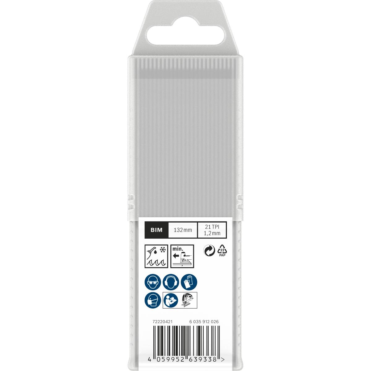 Bosch PRO Metal Pipes and Profiles T321AF Stichsägeblatt,132 mm