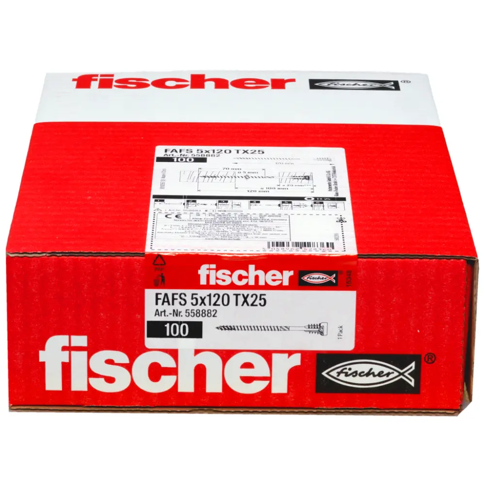 Fischer Justierschraube FAFS 5,0x120 TX25 100