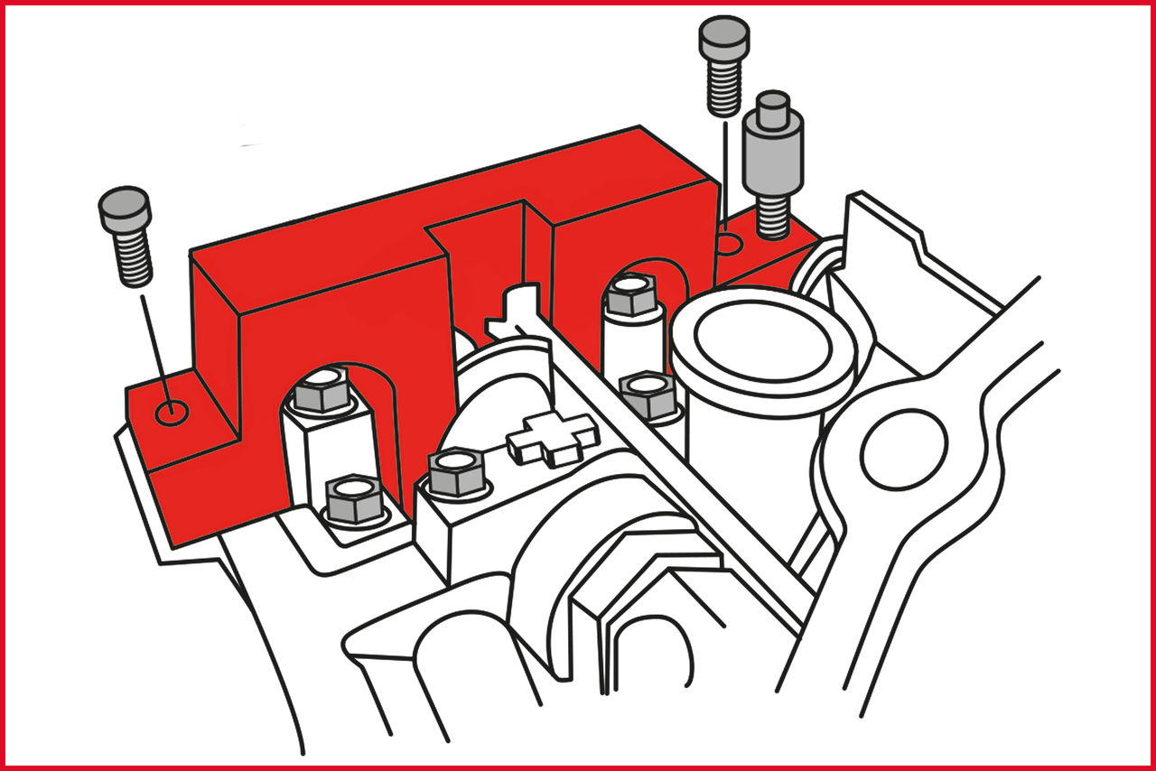KS Tools Motoreinstell-Werkzeug-Satz für BMW, 14-tlg
