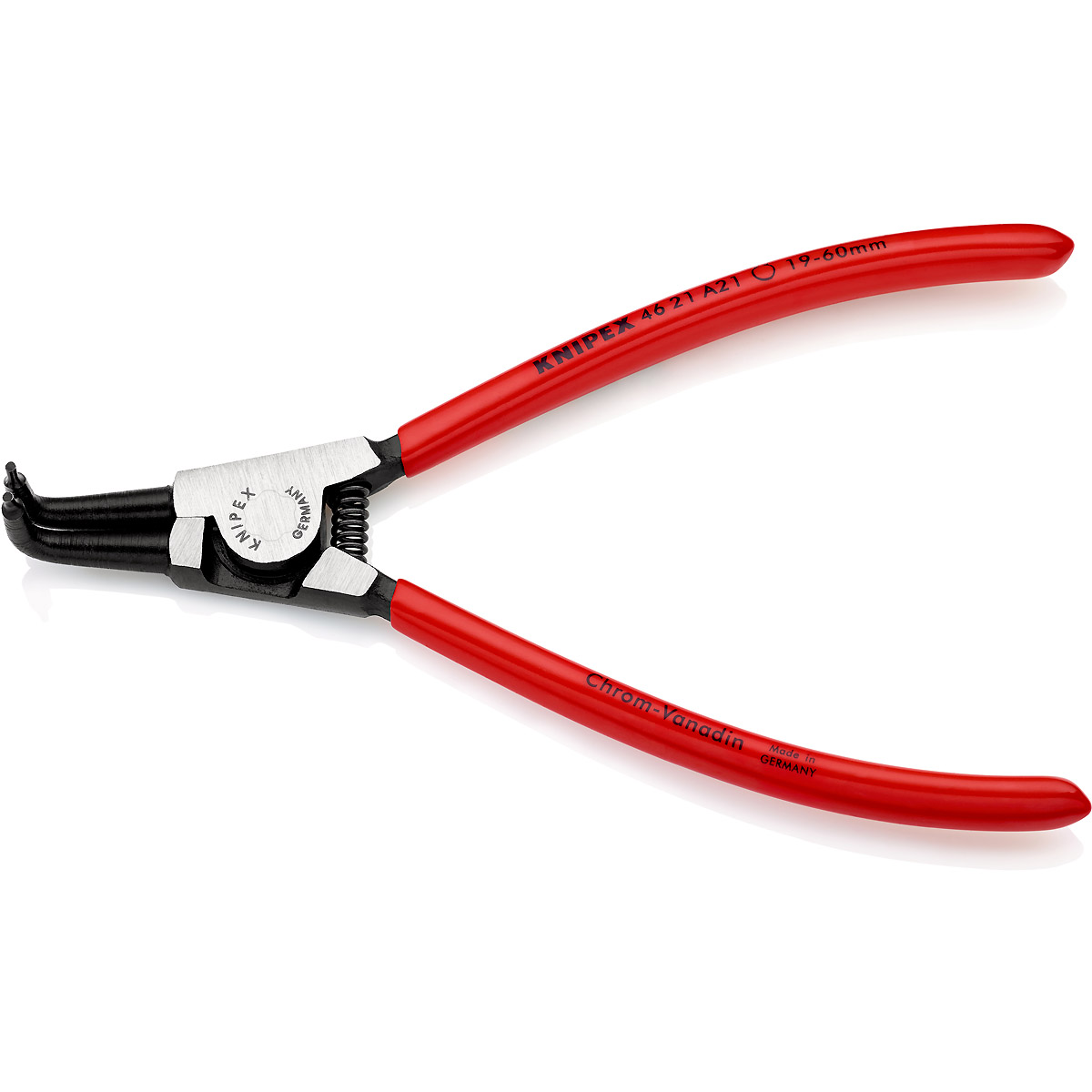 KNIPEX Sicherungsringzange atramentiert angewinkelt