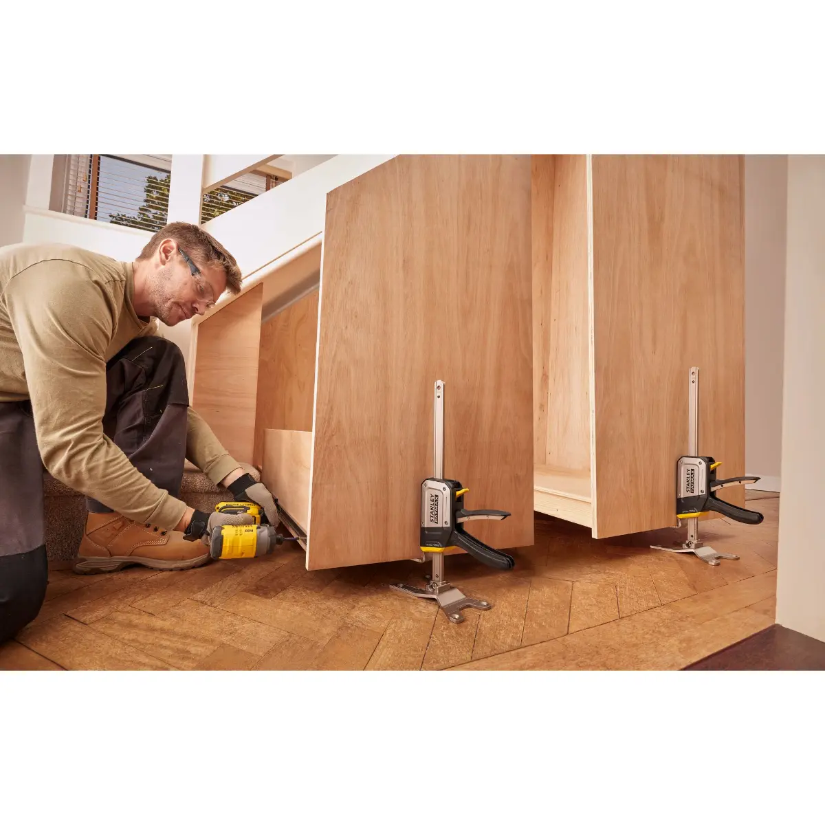 STANLEY Tradelift Universal Einhand-Montagewerkzeug zum Heben und Spannen (Paar)