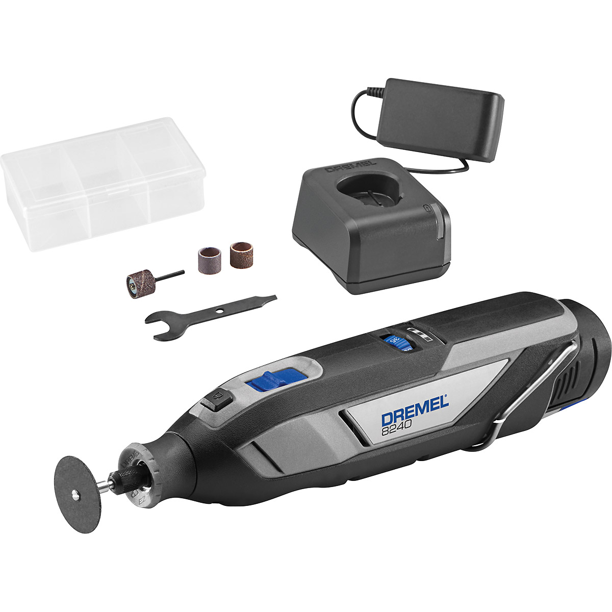DREMEL 8240 1x 12-V-2Ah-Akku, 5 Zubehöre