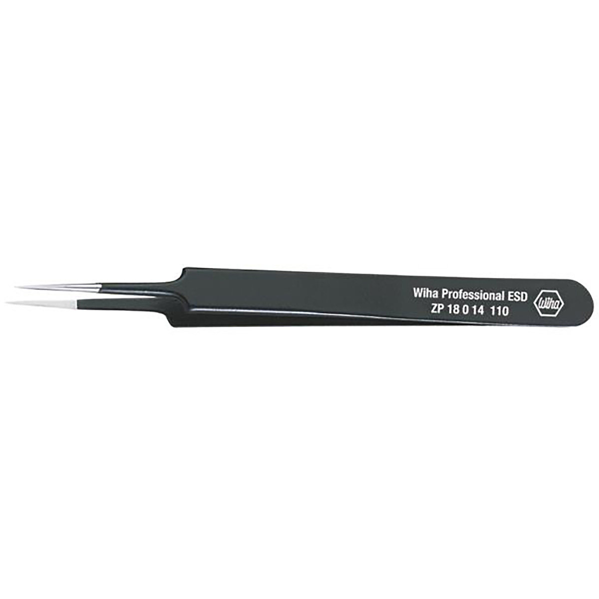 Wiha Präzisionspinzette Professional ESD Typ 5 - 10 Stück