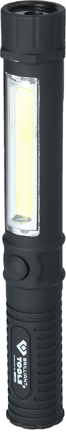 Brilliant Tools 2 in 1 COB-Taschenlampe mit 140 Lumen - BT130910