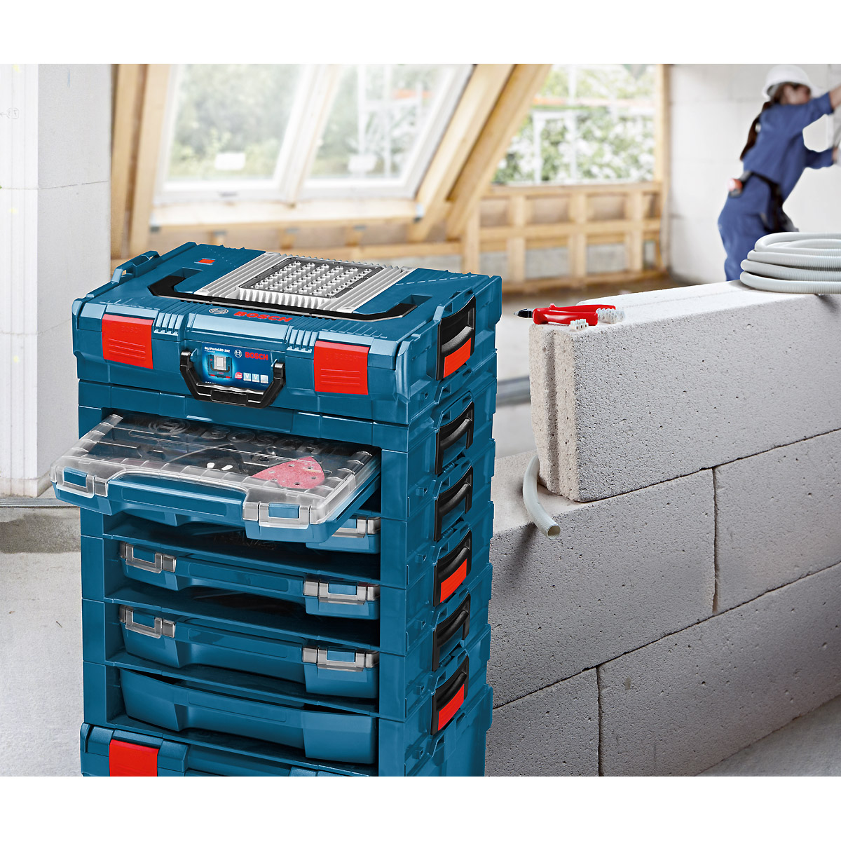 Bosch Aufnahmesystem i-BOXX shelf 3 Stück, BxHxT 442 x 356 x 342 mm