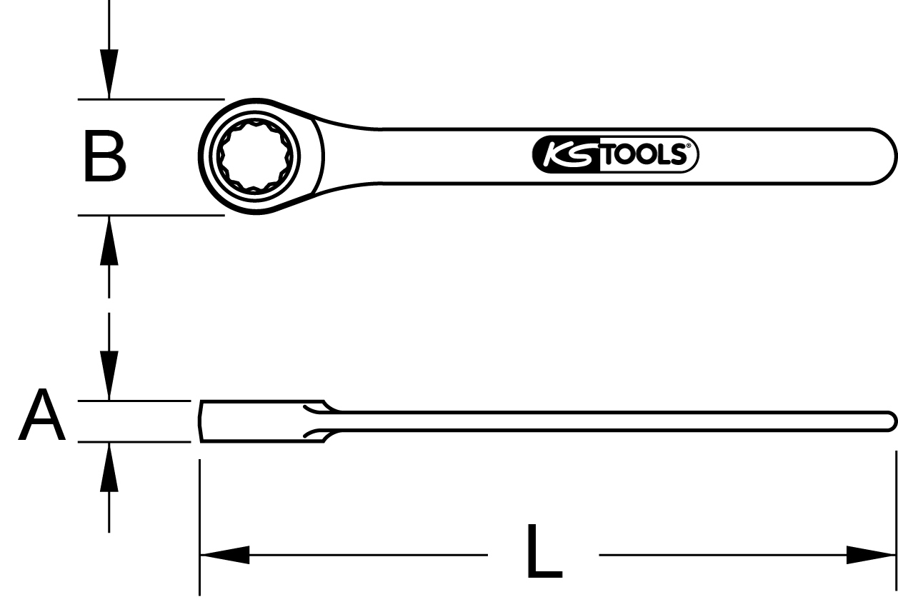 KS Tools EDELSTAHL Einringschlüssel
