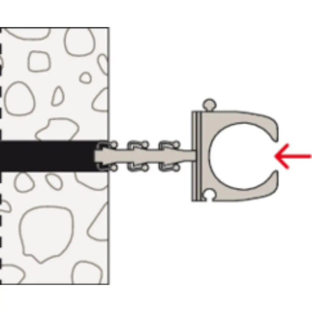 Fischer Steckfix plus Rohrclip SF plus RC IEC 16