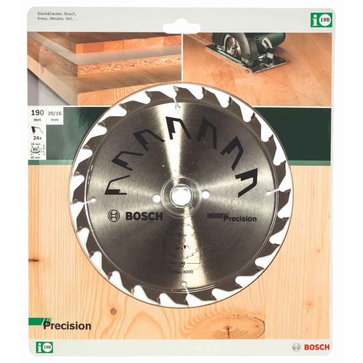 Bosch Kreissägeblatt PRECISION Z= 24