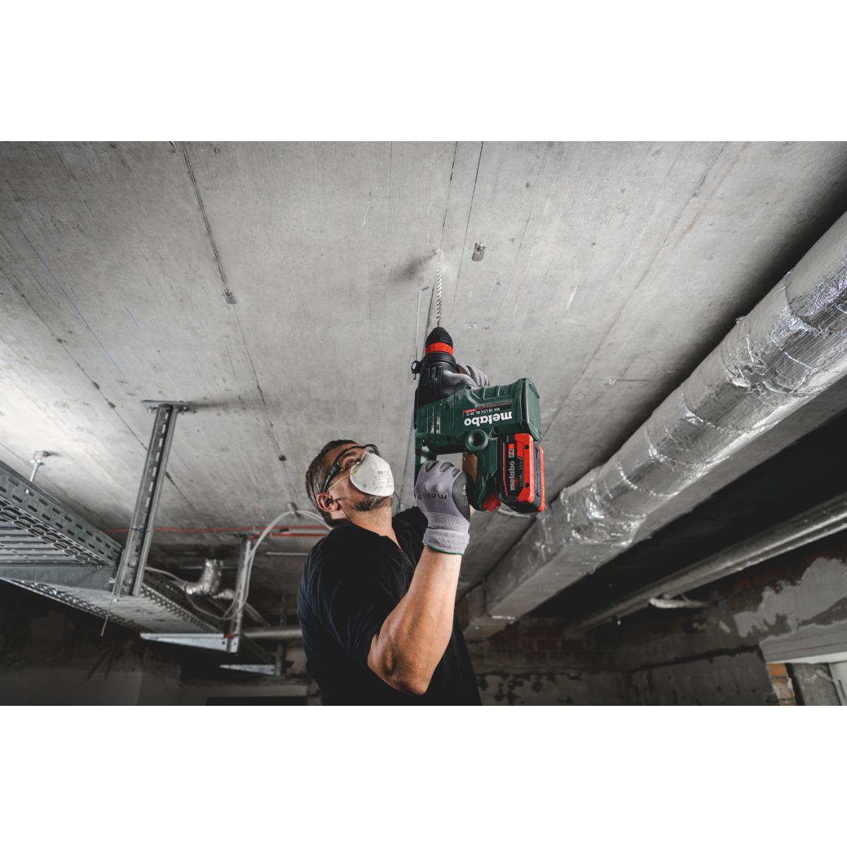 Metabo Akku-Kombihammer KH 18 LTX BL 35 Q - 2x 5,5Ah, ASC 145, metaBOX 185 XL