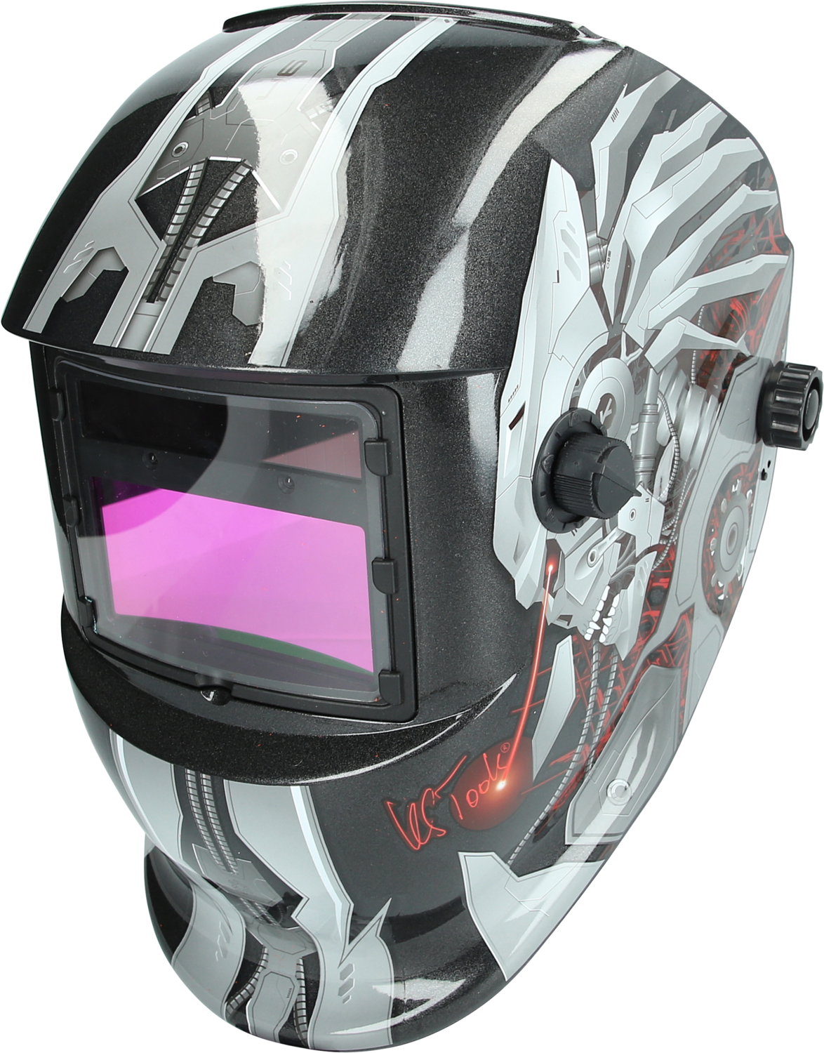 KS Tools Schweißer-Schutzhelm, Steel Design
