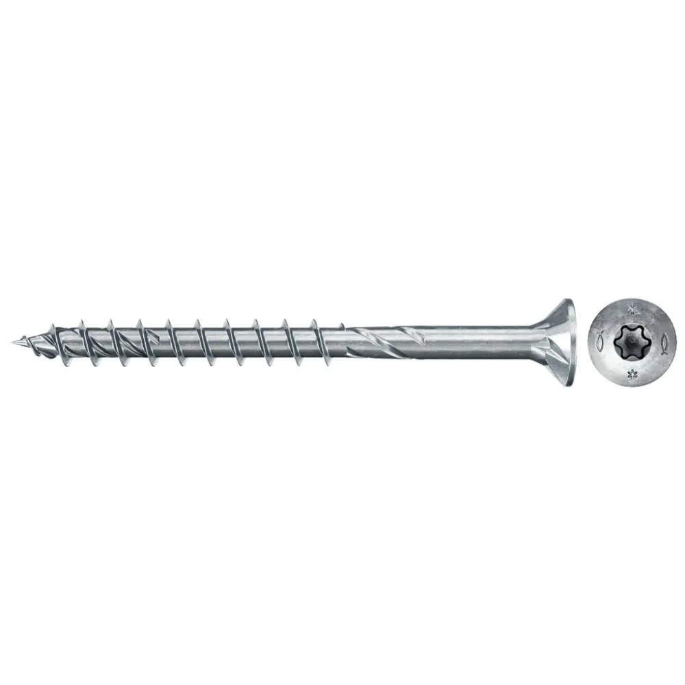 Fischer Spanplattenschraube 5,0x60 PowerFast FPF II CTP BC, Senkkopf, Innenstern TX. Teilgewinde