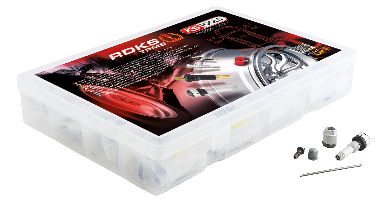 KS Tools RDKS - TPMS Service-Sortiment für Reifendruck-Kontrollsysteme, 142-tlg