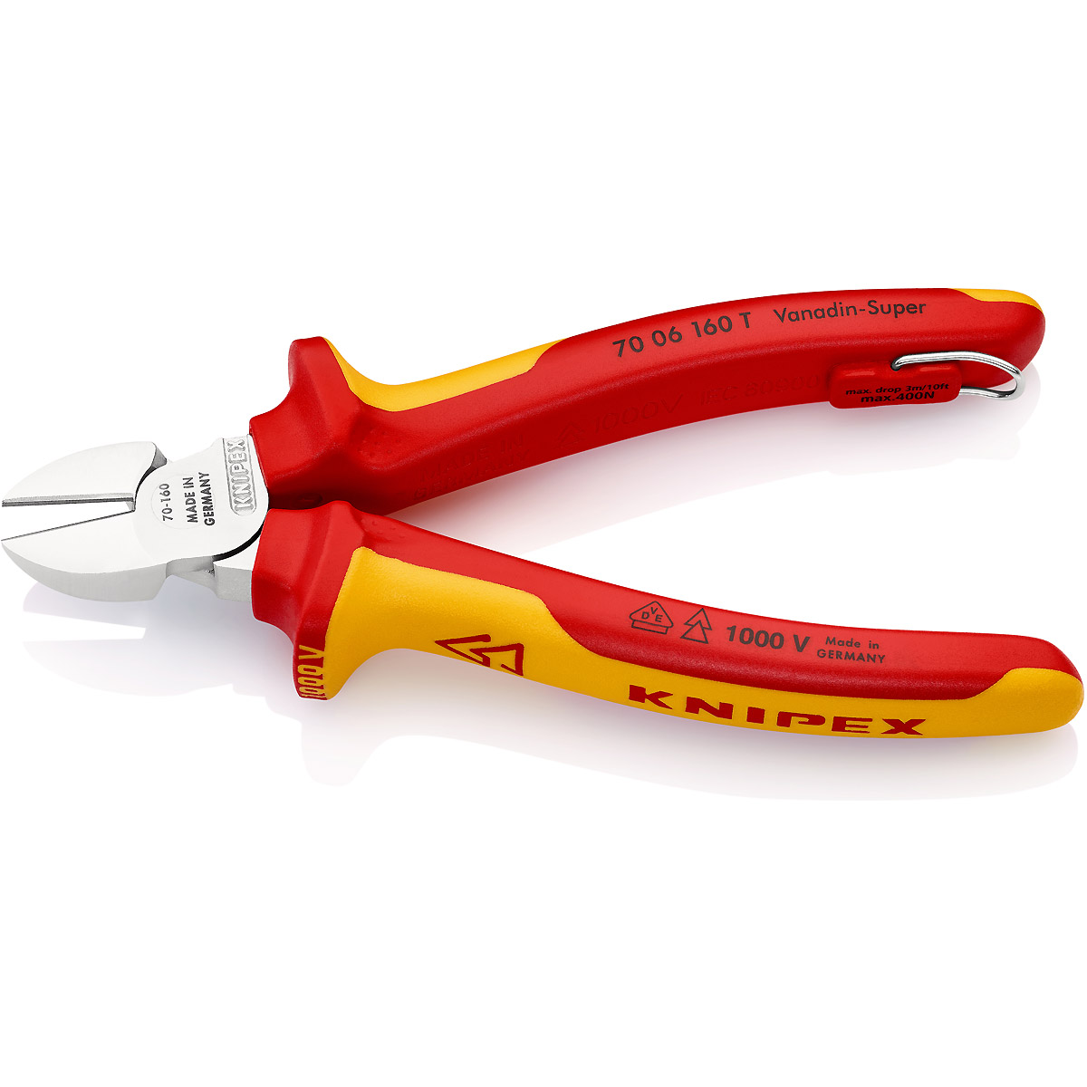 KNIPEX Seitenschneider mit Befestigungsöse