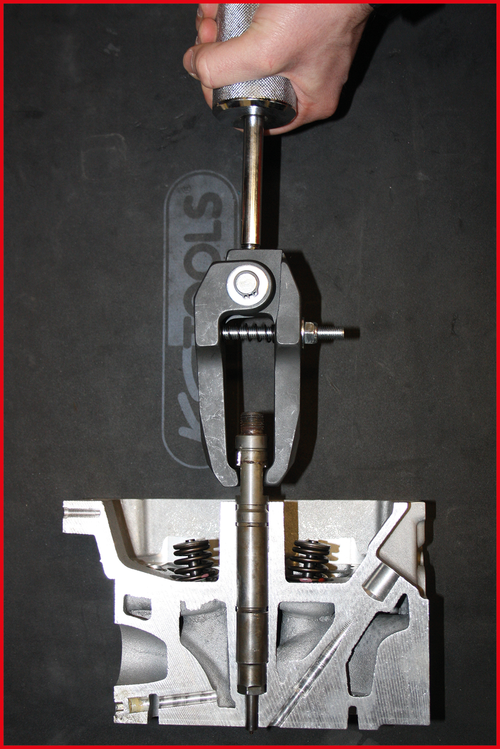 KS Tools Universal Injektoren-Ausziehwerkzeug,1,55kg Schlaggewicht