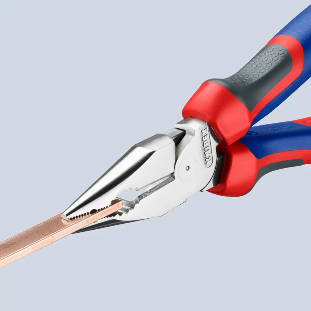 KNIPEX Spitz-Kombizange mit Comfort-Griffen verchromt 192 mm