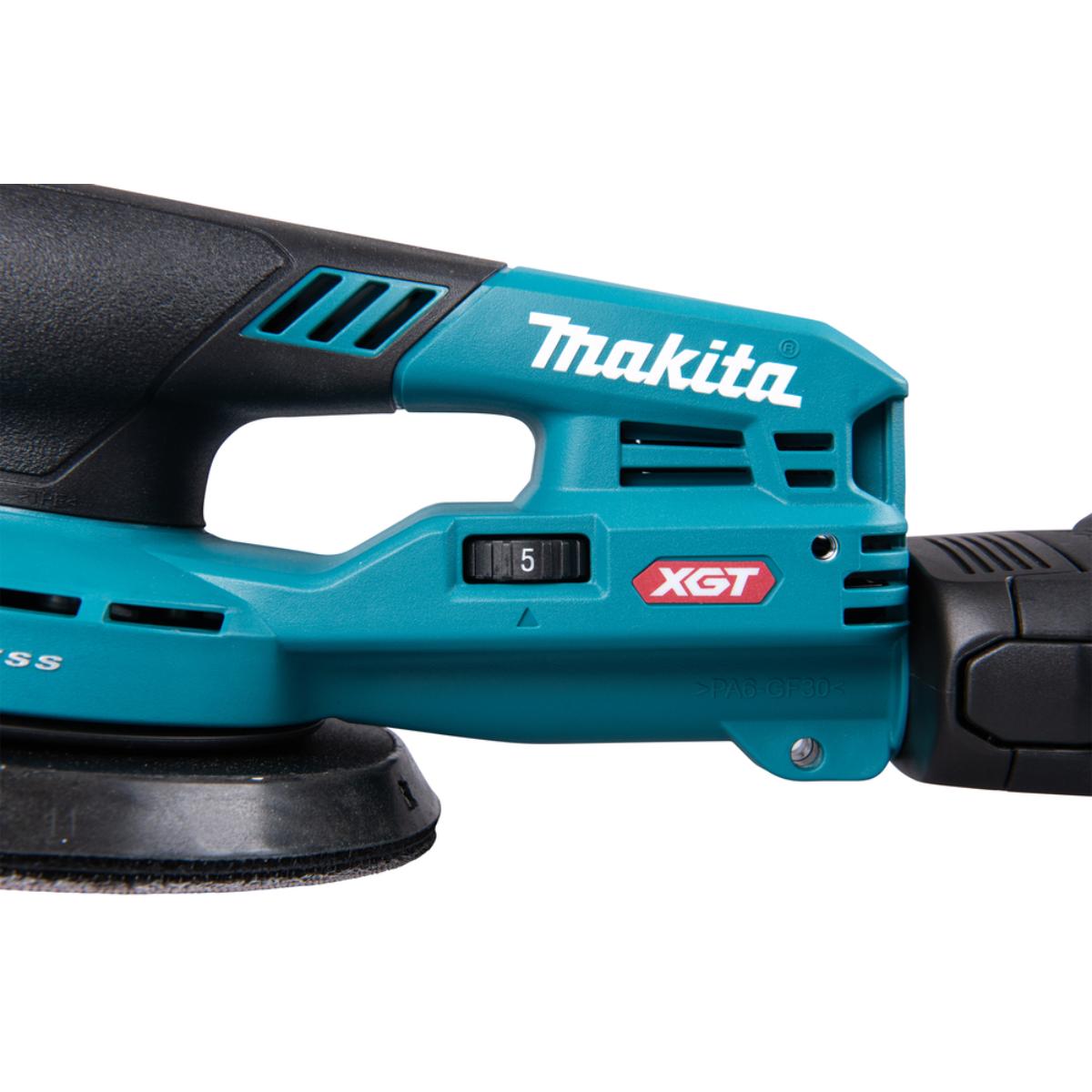 Makita Akku-Exzenterschleifer XGT - Connector - 150 mm Ø - 3,0 mm Hub - 1,6 m Kabel - BO004CGZ