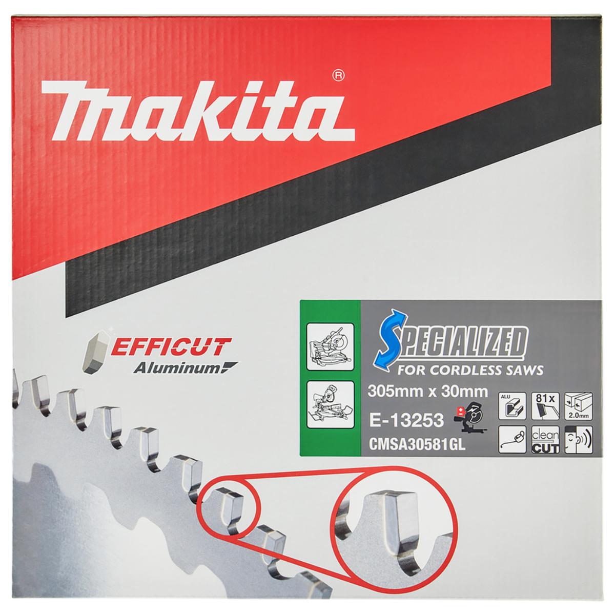 Makita Sägeblatt 305x2,0x30 mm, 81Z EFFICUT - E-13253