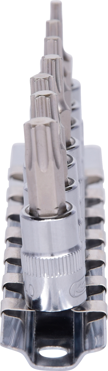 KS Tools 1/4" CHROMEplus Bit-Stecknuss-Satz Torx, 7-tlg, T10-T40