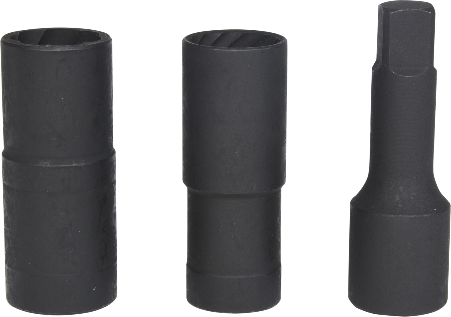 KS Tools Spezial-Profil-Kraft-Stecknuss-Satz, 3-tlg,17-19mm