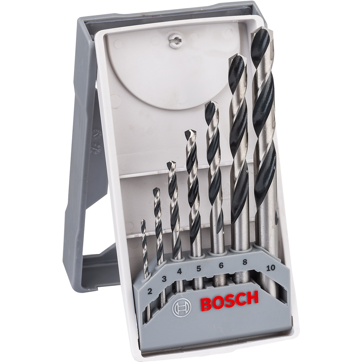 Bosch Metallspiralbohrer HSS-Set PointTeQ, DIN 338, 7-teiliges Mini X-Line Set