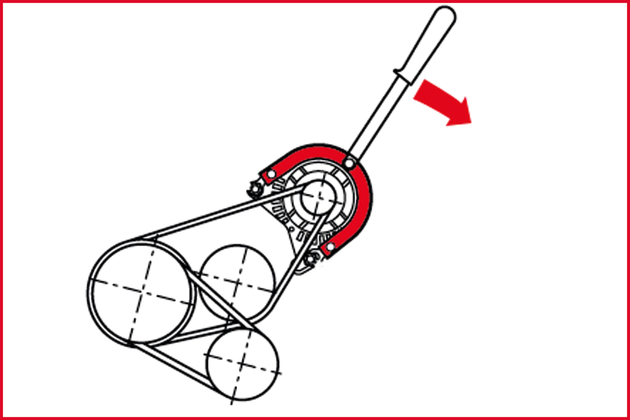 KS Tools 1/2" Lichtmaschinen-Spannschlüssel