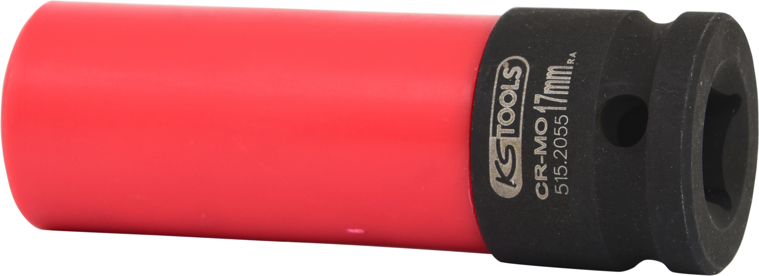 KS Tools Spezial-Alu-Felgen Sonderprofil-Kraft-Stecknuss für Mercedes, lang, 17 mm