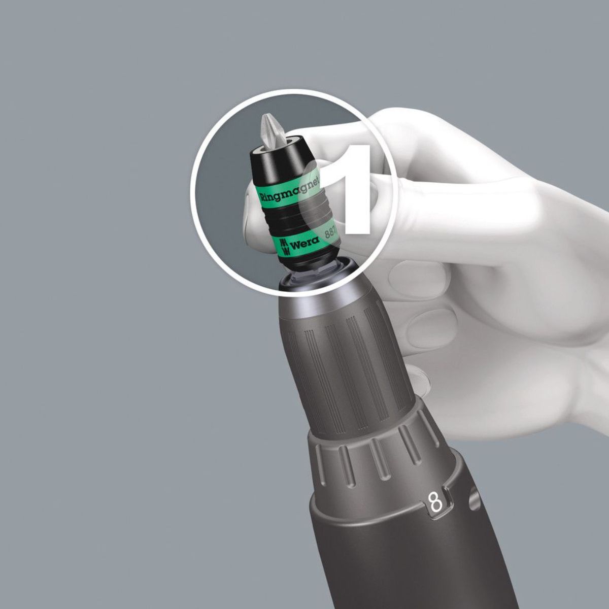 Wera 887/4 RR SB Rapidaptor Universalhalter mit Ringmagnet