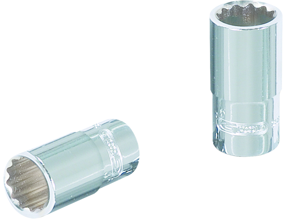 KS Tools 1/4" CHROMEplus 12-kant-Stecknuss