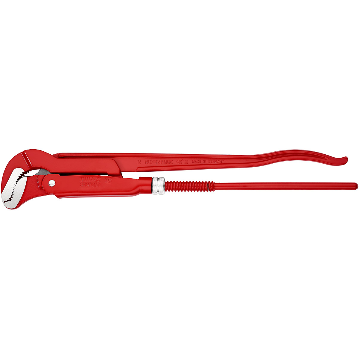 KNIPEX Rohrzange S-Maul 570 mm rot pulverbeschichtet