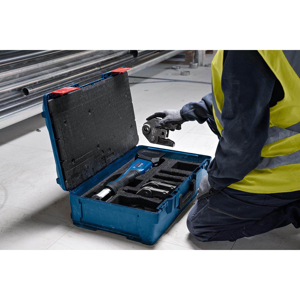 Bosch Akku-Presswerkzeug GPT 18V-32, 1 x XL-BOXX, Kit SV
