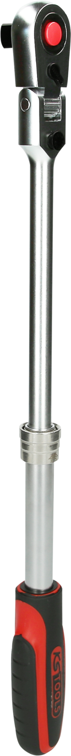 KS Tools 1/2" SlimPOWER Teleskop-Gelenk-Umschaltknarre, 72 Zahn