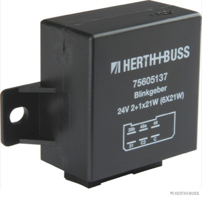 HERTH&BUSS Blinkgeber, 24 V, 6 pins, elektronisch