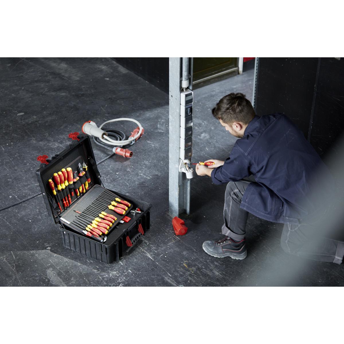 Wiha Werkzeugkoffer XL electric 81-teilges Set