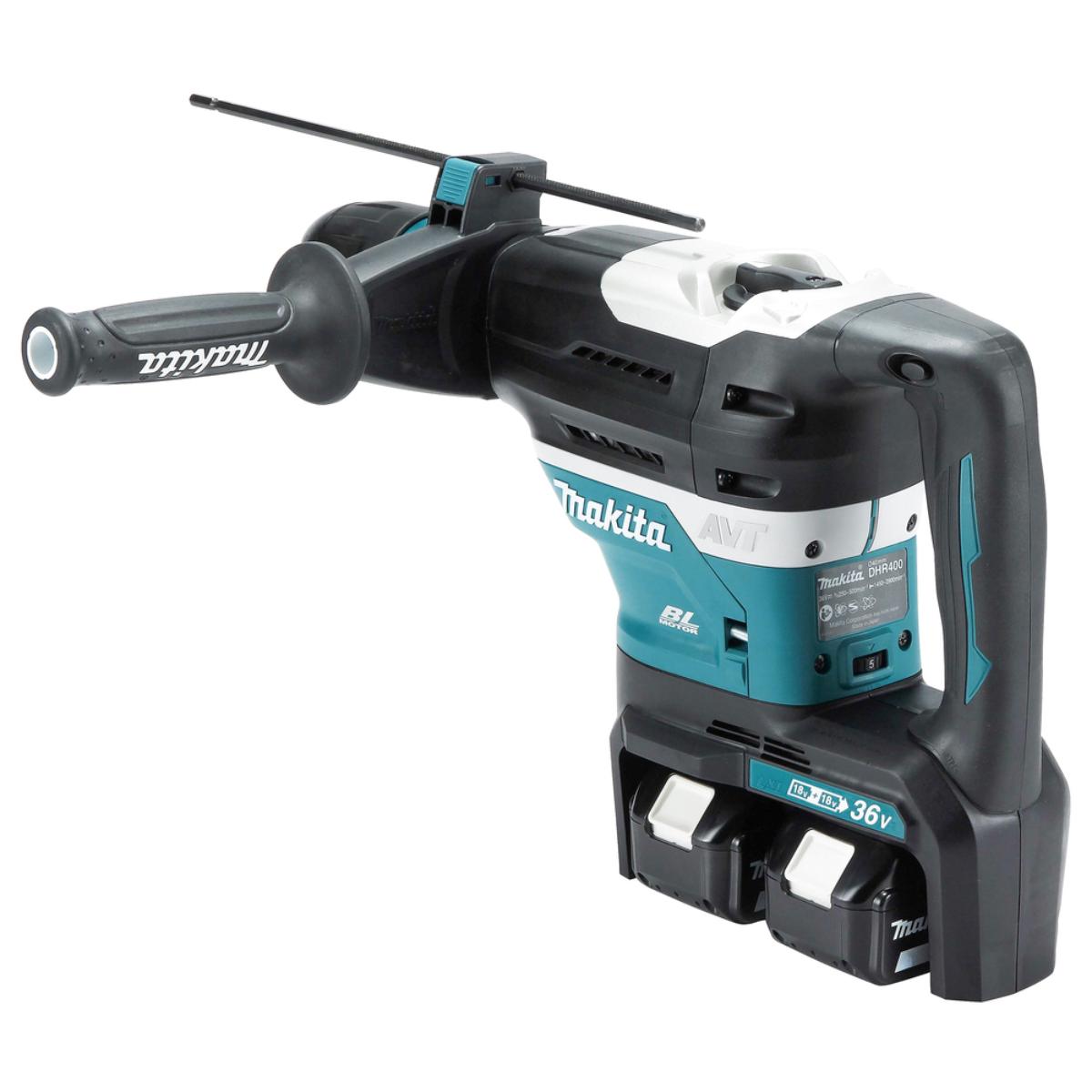 Makita Akku-Kombihammer 2x18V - SDS-MAX - 40 mm - 8,0 J - DHR400G2UN