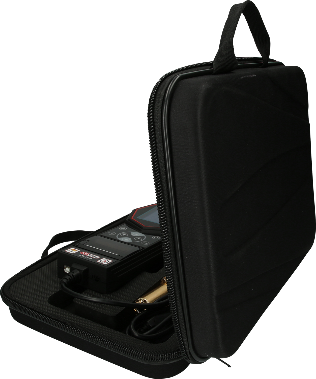 KS Tools 12V - 24V Digital-Batterie- und Ladesystemtester mit integriertem Drucker