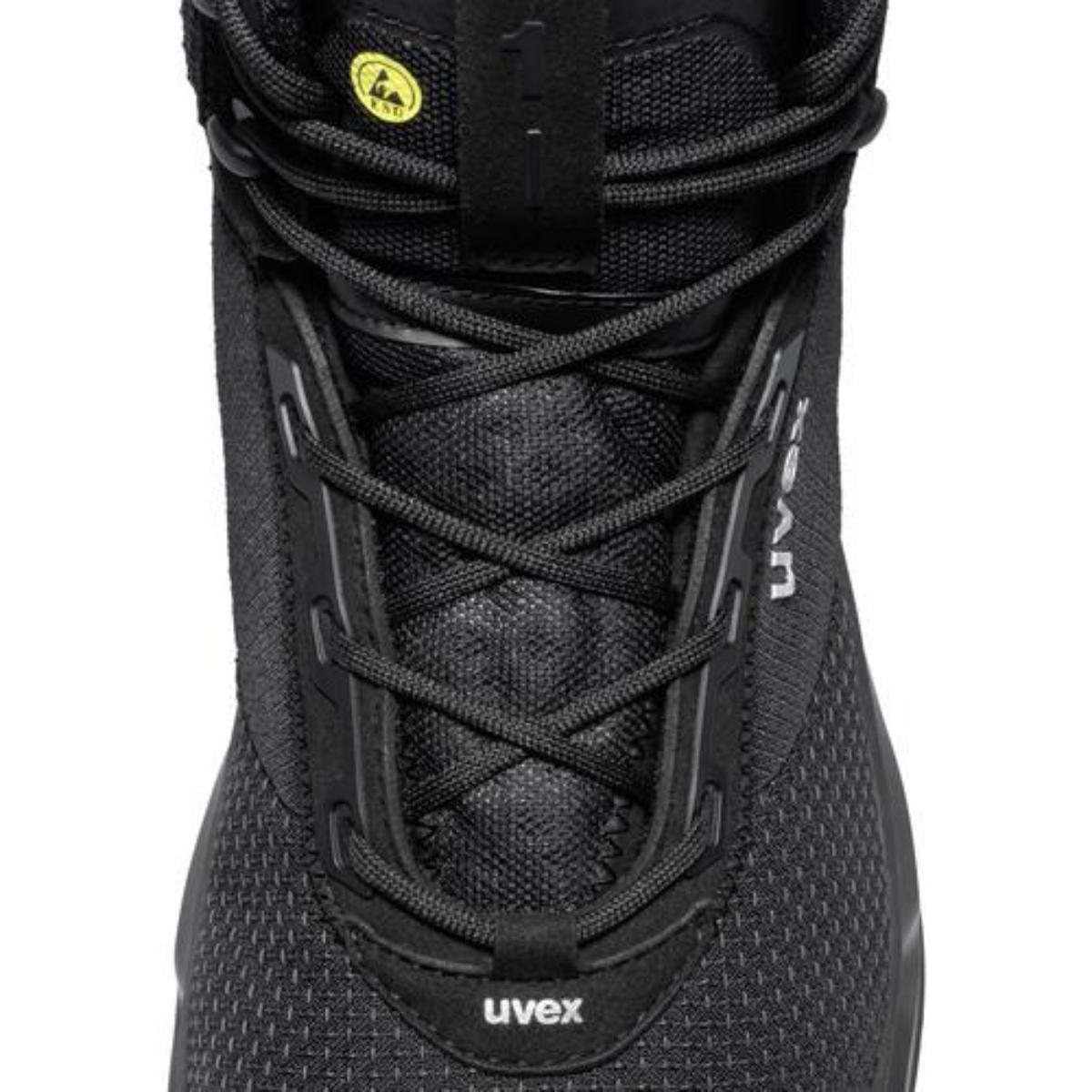 uvex 1 x-craft pro Sicherheitsschuh S1 PL Stiefel, schwarz