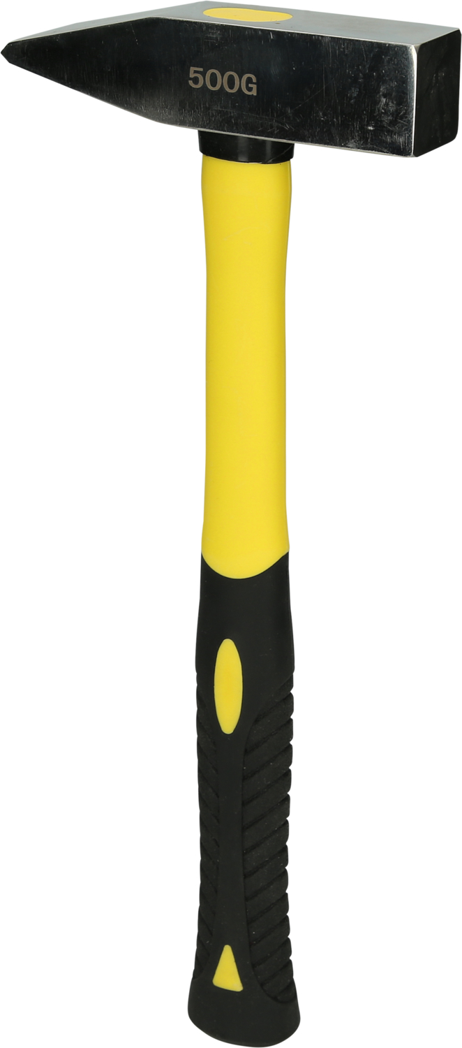 KS Tools EDELSTAHL Schlosserhammer mit Fiberglasstiel